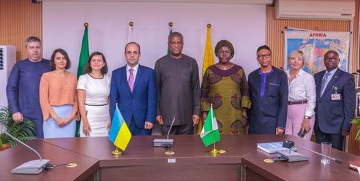 H. E. Geoffrey Onyeama received on behalf of His Excellency President Muhammadu Buhari, GCFR Mr. Mak…