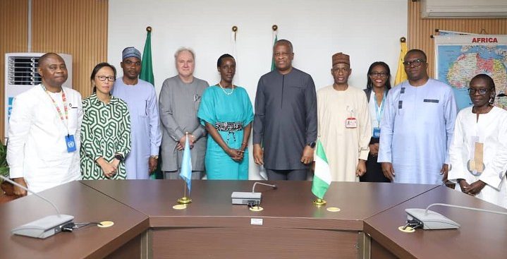 H.E. Geoffrey Onyeama received Ms. Giovanie Biha, the Deputy Special Representative of the UN Secret…