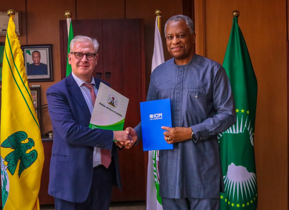 H.E. Geoffrey Onyeama received Letters of Credence from Mr. Laurent De Boeck