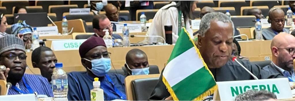 H. E. Geoffrey Onyeama at the 36th Ordinary Session of the Assembly of the AU