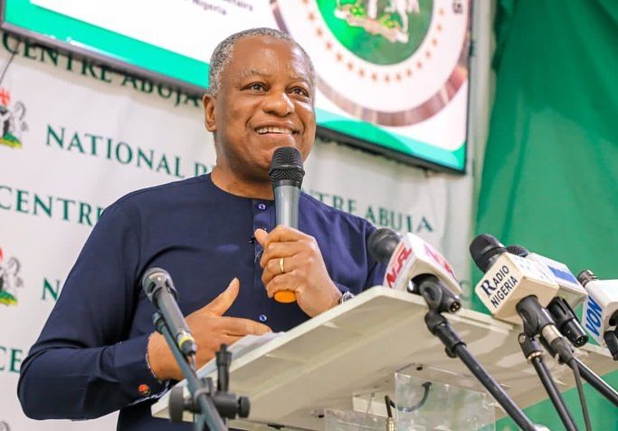 H.E. Geoffrey Onyeama made a presentation on the Ministry’s achievements at the 22nd Edition of Pres…