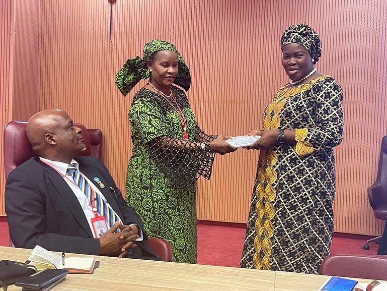 Amb. Janet Olisa (OON) received the courtesy visit of participants of Executive Intelligence Managem…