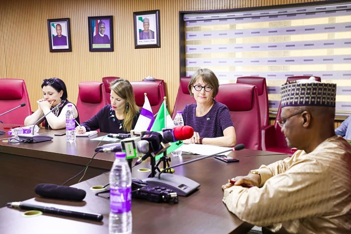 H.E. Zubairu Dada invited the Ambassador of Finland for a meeting to discuss an urgent bilateral mat…