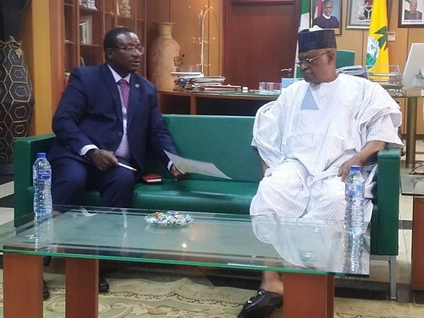 Ambassador Zubairu Dada invited the Charge d’Affairs a.i. of the Embassy of Burkina Faso