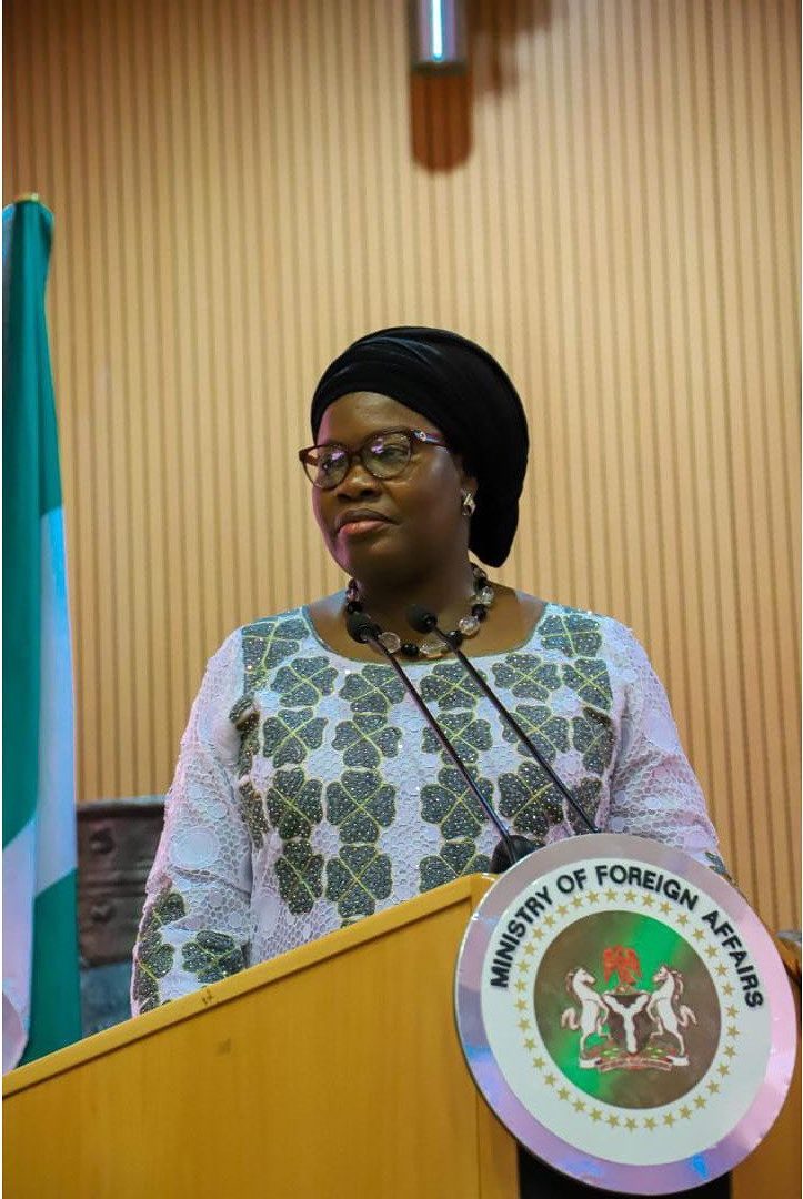 Director Overseeing the Office of the Permanent Secretary, Amb. Janet Olisa (OON) delivered opening …