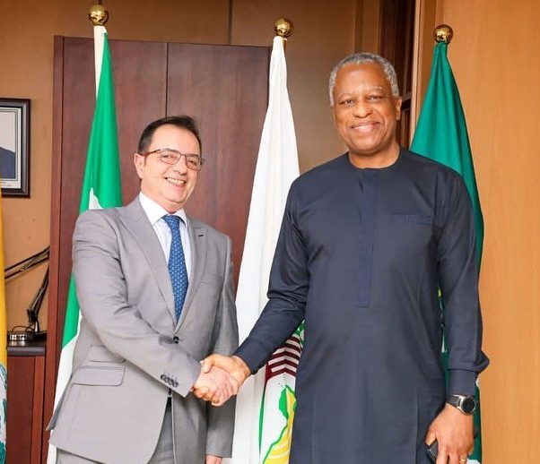 H.E. Geoffrey Onyeama granted farewell audience to the outgoing Portuguese Ambassador to Nigeria, H.…