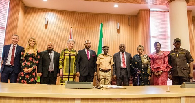 The 2023 Nigeria – UK Migration, Justice and Home Affairs Meeting held at the Ministry of Fore…
