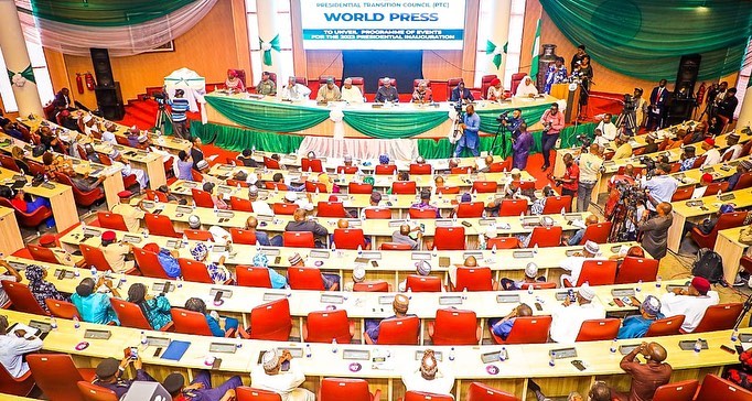 Mr. Boss Mustapha held a World Press Conference on the 2023 Presidential inauguration at the Rotunda…