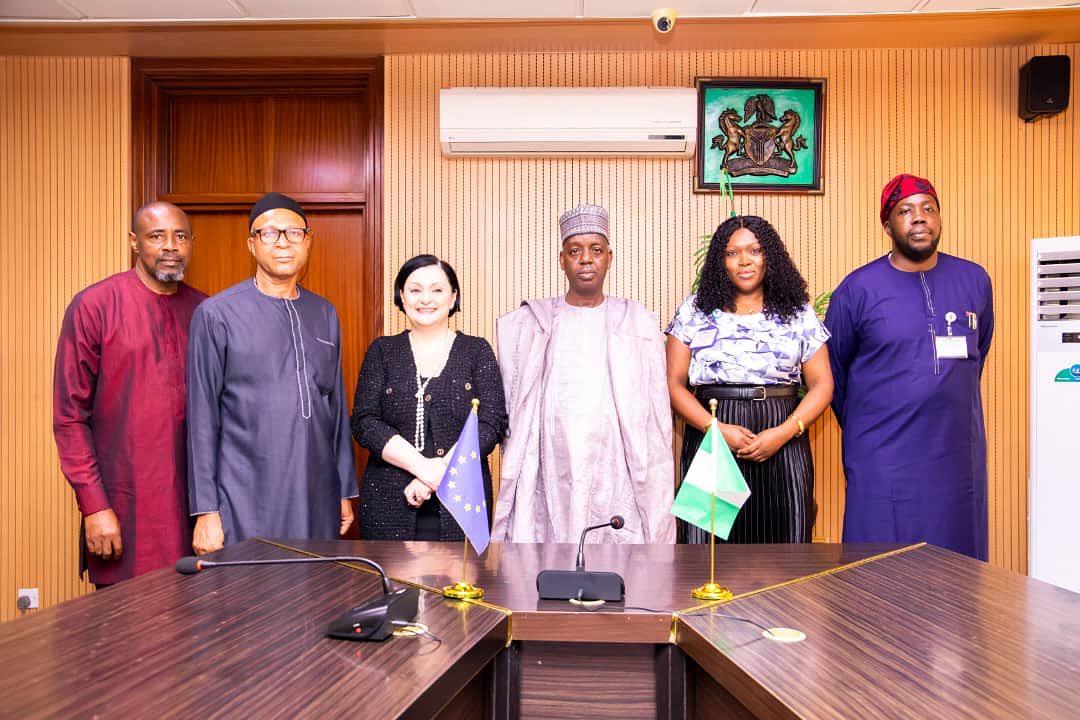 The Permanent Secretary, Ministry of Foreign Affairs, Ambassador Adamu Ibrahim Lamuwa received in au…