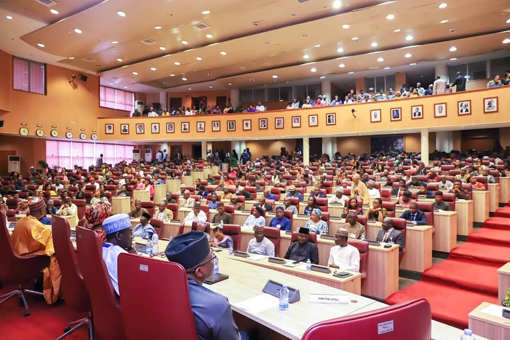 The Permanent Secretary, MFA, Amb. Adamu Ibrahim Lamuwa in the company of Management Staff, had a me…