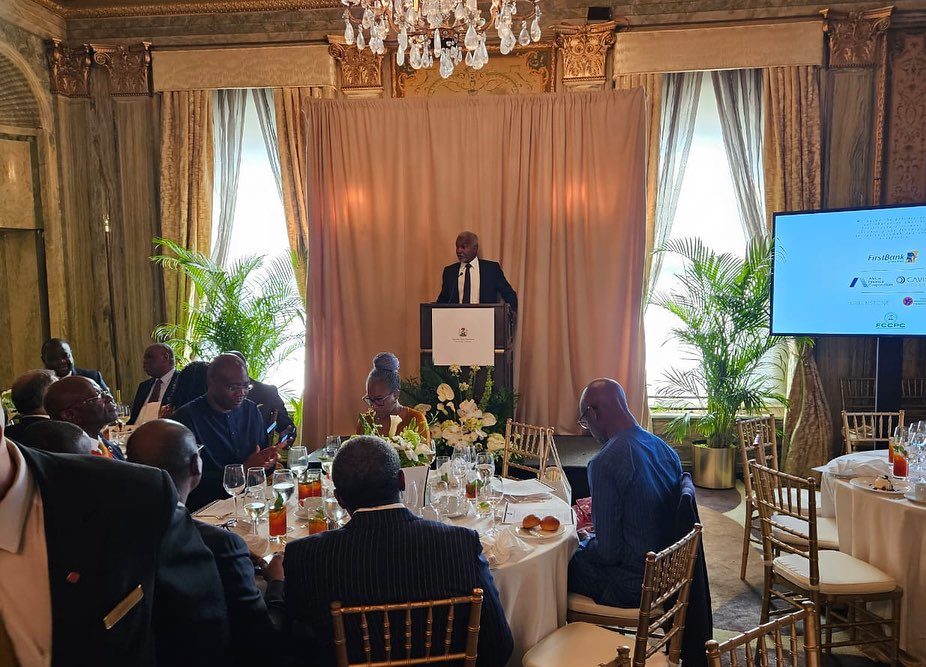 H.E. Yusuf M. Tuggar (OON) at Nigeria State Luncheon in New York.