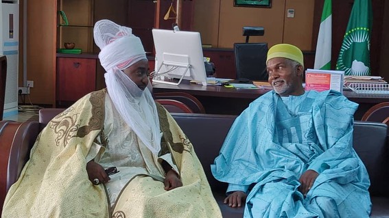 H.E. Yusuf Maitama Tuggar (OON) received the visit of His Royal Highness, the Emir of Zazzau, Alhaji…