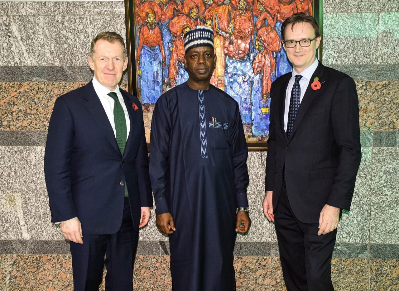 Ambassador Adamu Ibrahim Lamuwa received in audience Mr. Stephen kavanagh