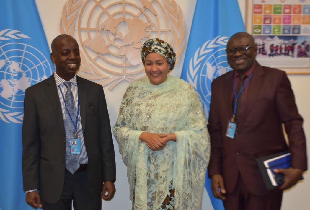 Ambassador Adamu Ibrahim Lamuwa in company of Dr. Ogunbiyi Marcus Olaniyi paid a courtesy visit to H…