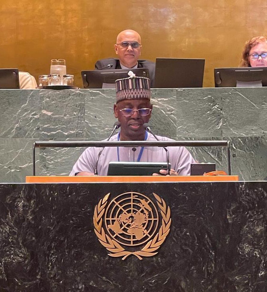 Ambassador Adamu Ibrahim Lamuwa participated at the General Assembly Debate