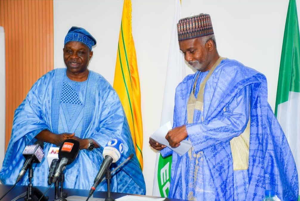 Ambassador Yusuf M. Tuggar (OON) received in audience Ambassador Oguntuase E. Kayode.