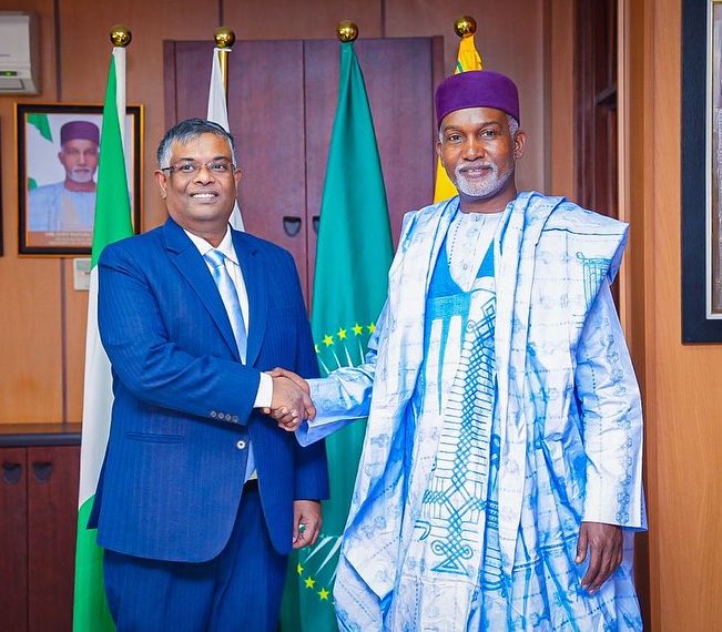 Ambassador Yusuf M. Tuggar (OON) received in audience H.E. Balasubramanian