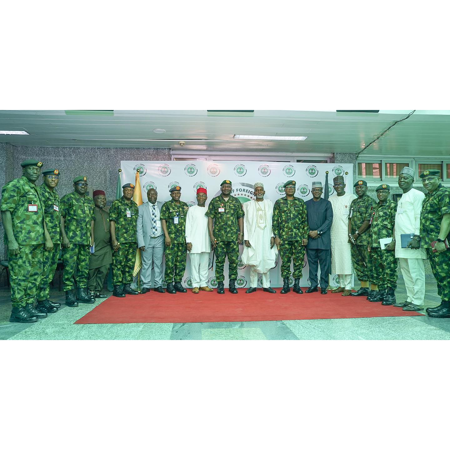 Ambassador Yusuf M. Tuggar (OON) received in audience, the Chief of Defence Staff, General Christoph…