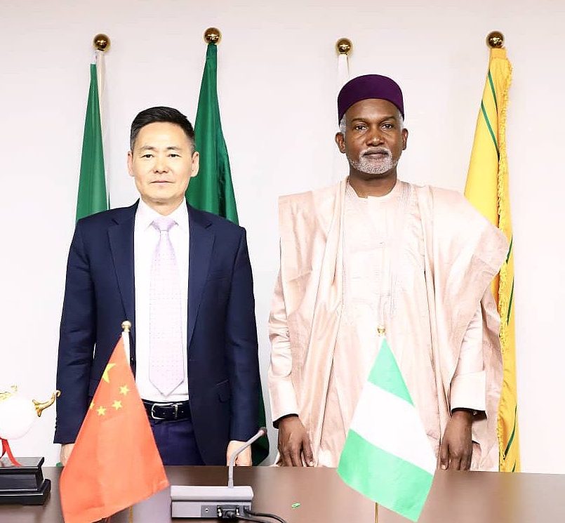 Ambassador Yusuf M. Tuggar (OON) received in audience H.E. Xue Bing