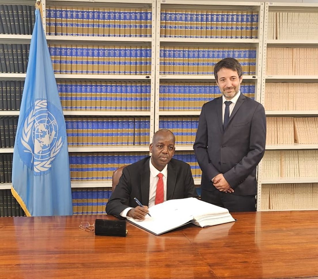 Ambassador Adamu I. Lamuwa, signed the Treaty On Conservation and Sustainable Use of Marine Biologic…
