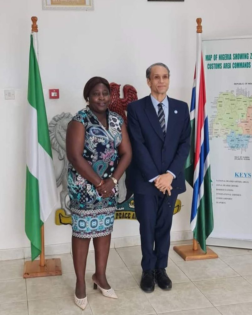 Mrs. Temidayo Bolaji-Balogun, received the new UN Resident Coordinator to The Gambia