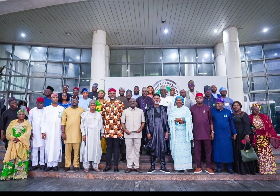 The House of Reps. Committee on Foreign Affairs led by the Chairman, Hon. Oluwole Oke, paid a visit …