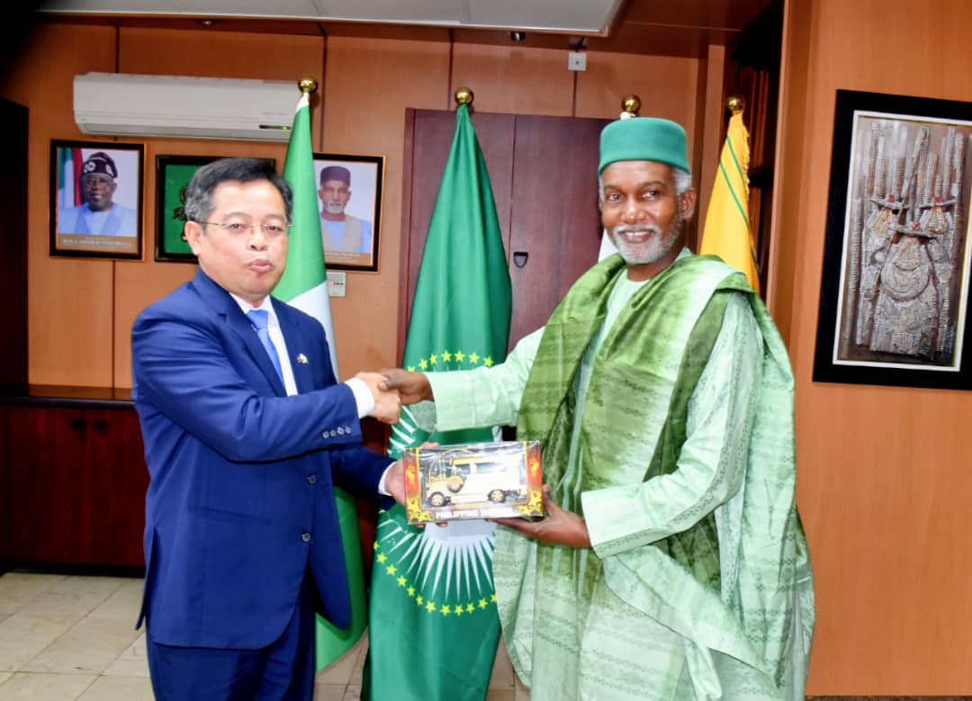 Ambassador Yusuf M. Tuggar (OON) received in audience H.E Mersole J. Mellejor