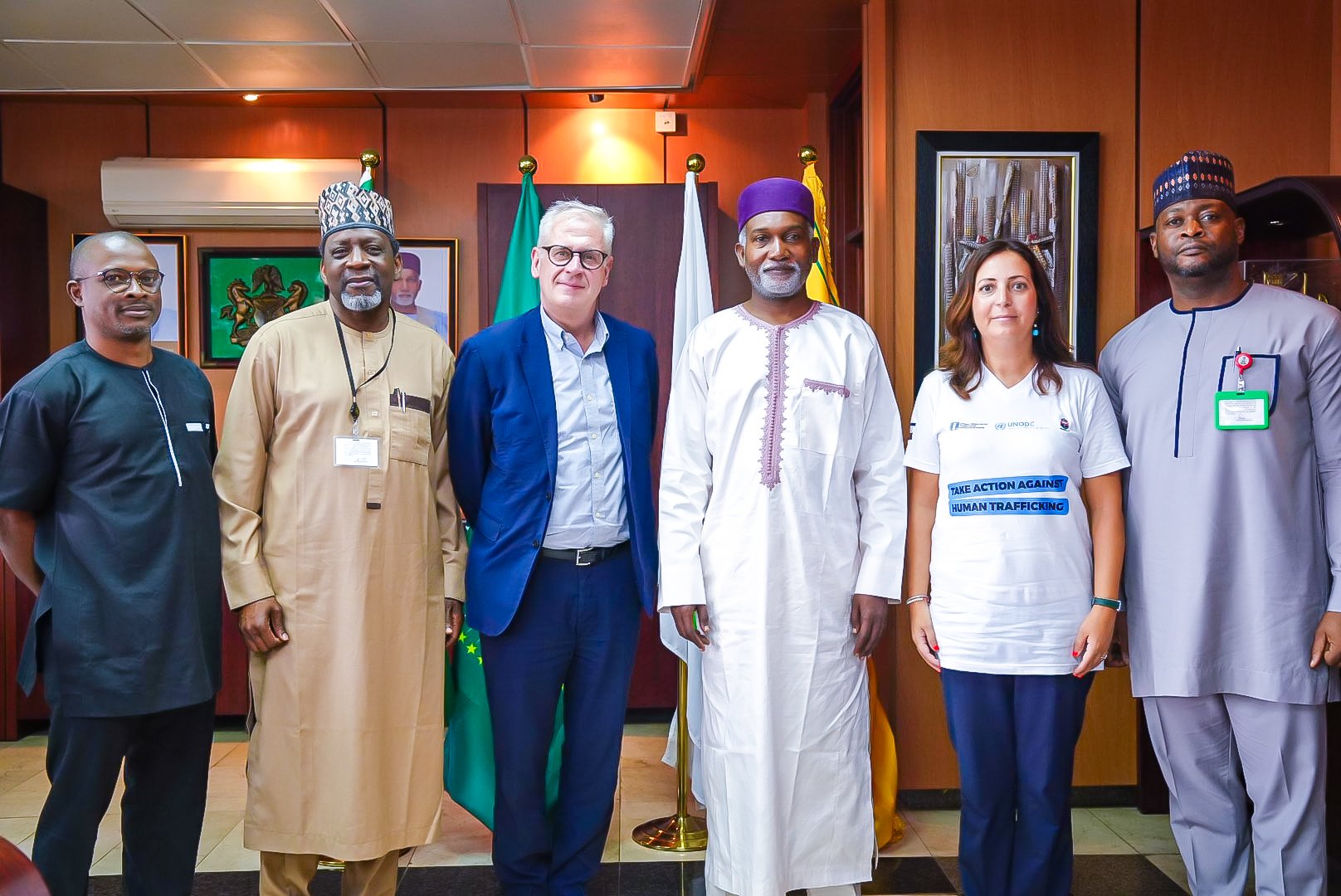 Amb. Yusuf M. Tuggar (OON) received in audience Mr. Laurent De Boeck.