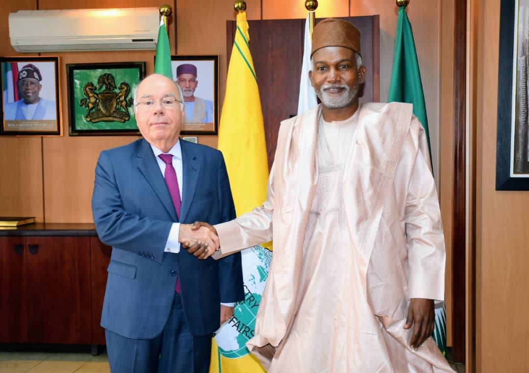 Amb. Yusuf Maitama Tuggar had a bilateral meeting with the Foreign Minister of the Federative Republ…