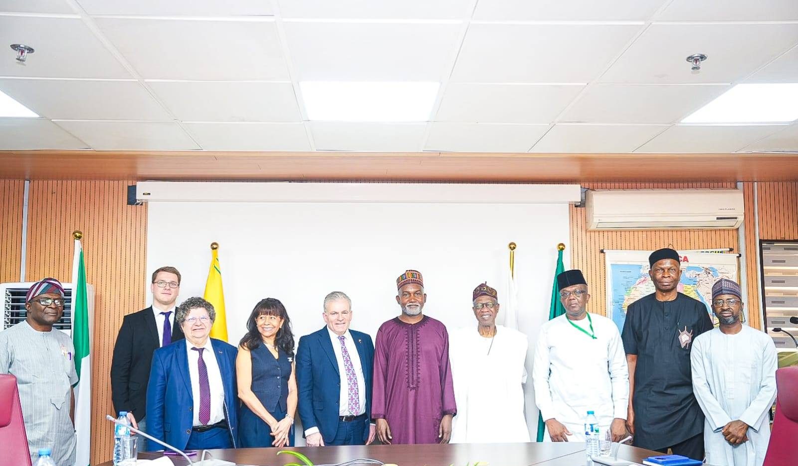 Ambassador Yusuf Maitama Tuggar received in audience, a delegation from IHK Giessen-Friedberg Chambe…