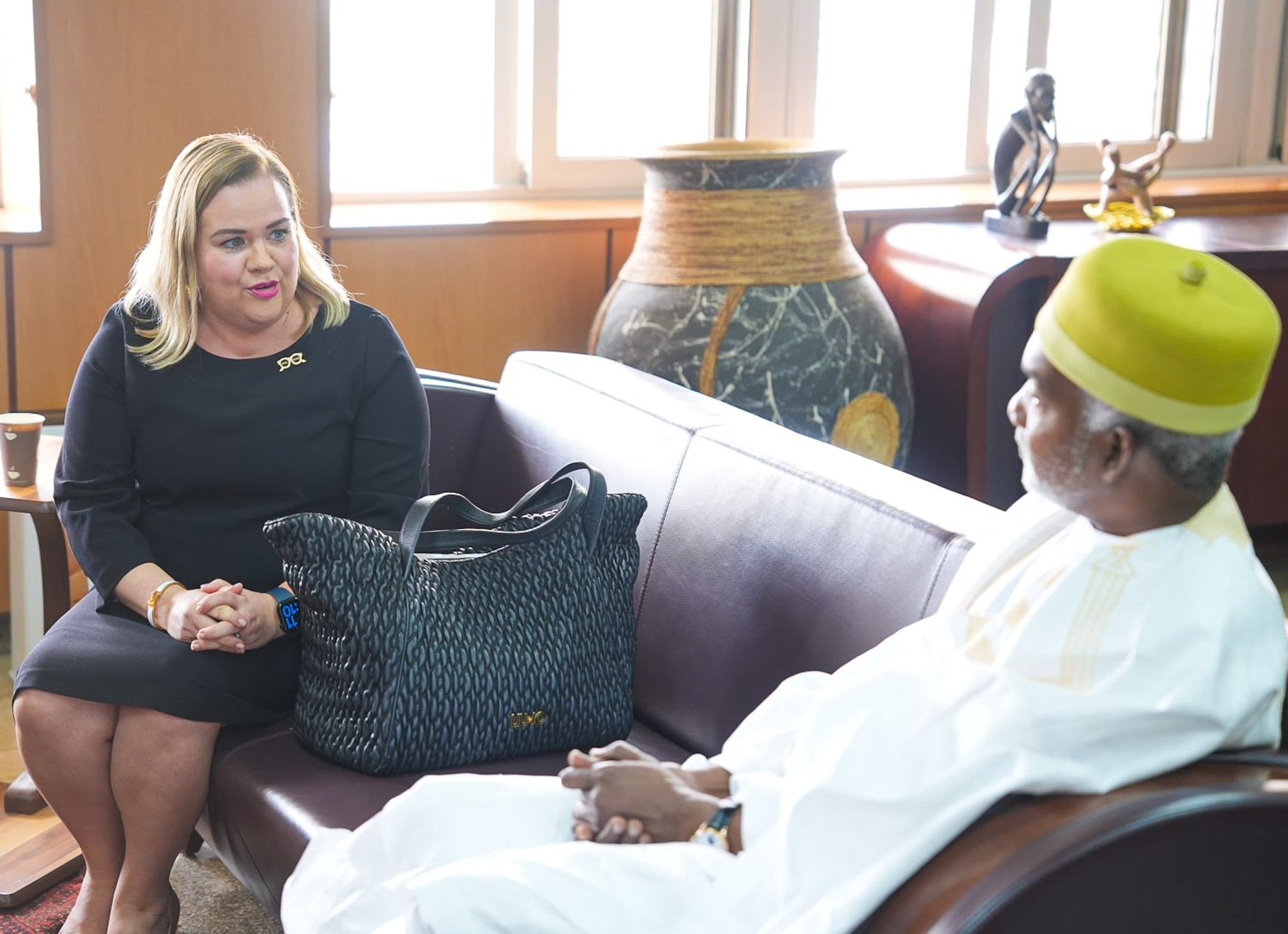 Visit of the Deputy Foreign Minister of Estonia, H.E. Minna-Liina Lind to the Ministry.