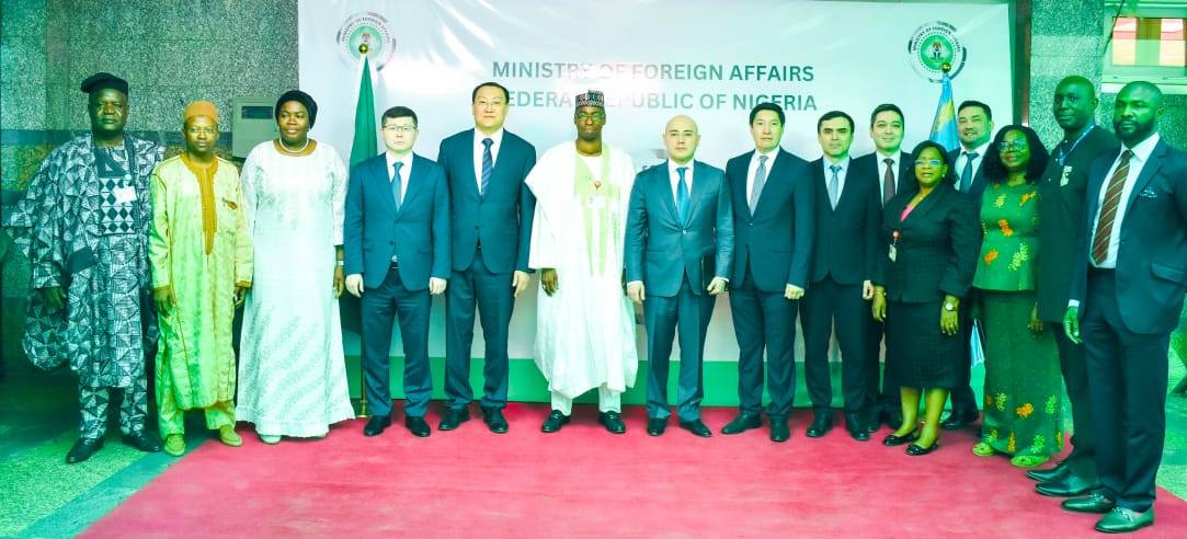 Amb. Dunoma Umar Ahmed PhD, held a bilateral meeting with the visiting Deputy Foreign Minister of th…