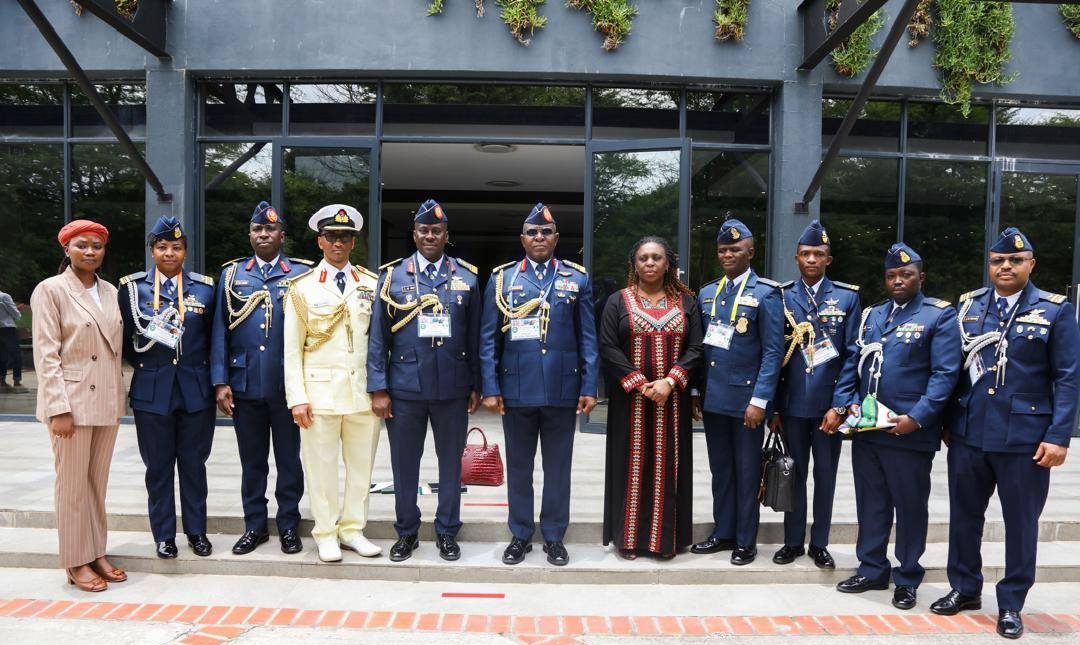 Air Marshal Bala Hassan Abubakar led a delegation from the Nigerian Air Force to Lusaka, Zambia.