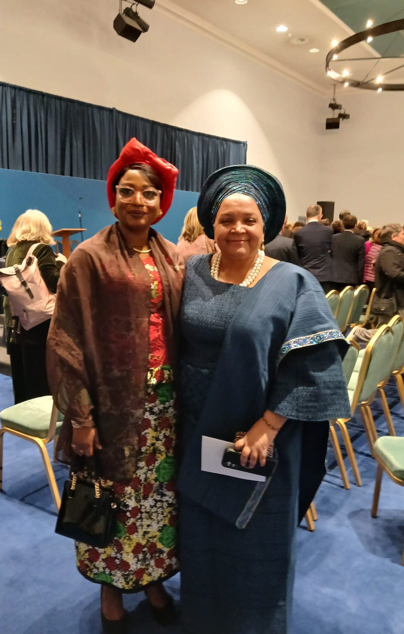Madam Aduke Gomez, received the Presidential Distinguished Service Award for Irish Abroad.