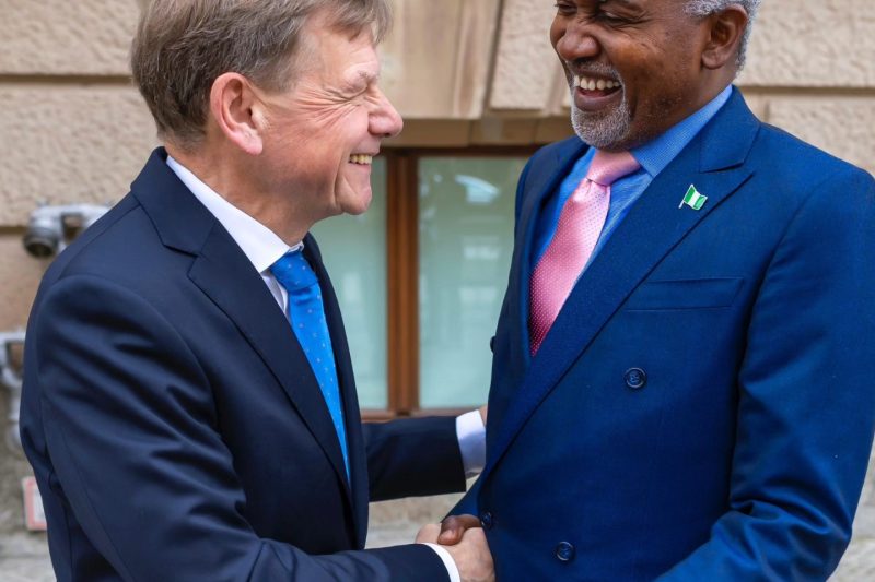 Ambassador Yusuf Maitama Tuggar, and his German counterpart, Minister Johann Wadephul.