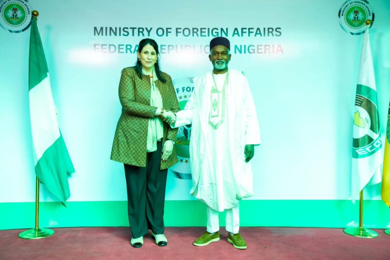 Ambassador Yusuf Maitama Tuggar received in audience the Deputy Chairperson of the African Union Com…