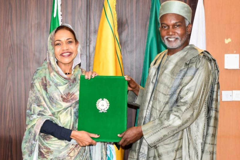 Presentation of Letters of Commission by the Country Representative of UNICEF, Ms. Wafaa Elfadil Sae…