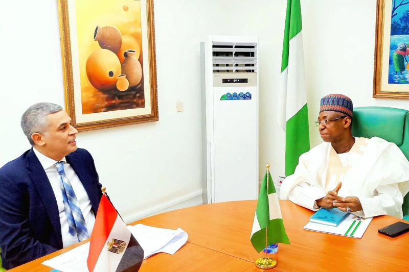 Ambassador Dunoma Umar Ahmed, PhD, received in audience, His Excellency, Mohammed Foaud.