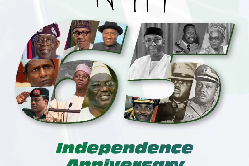 Happy 65th Independence Anniversary Nigeria!