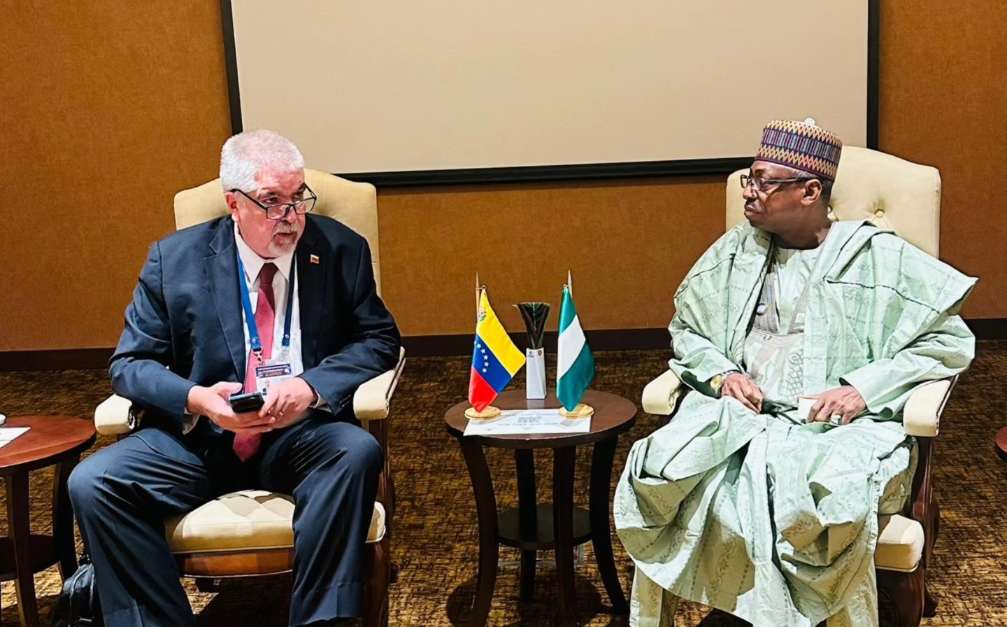 Ambassador Dunoma Umar Ahmed held a bilateral meeting with H.E. Yván ...