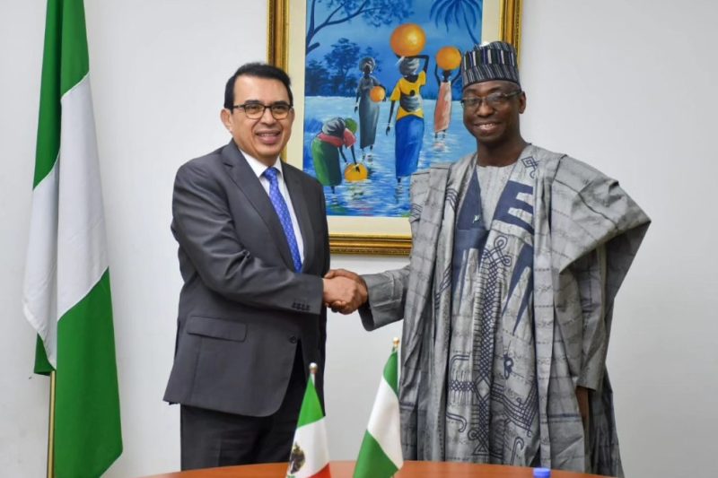 Ambassador Duno ma Umar Ahmed, PhD, received in audience, His Excellency, Alfredo Miranda Ortiz.