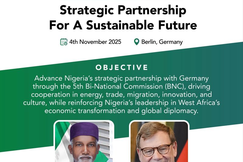 Nigeria–Germany Bi-National Commission 2025! One partnership, endless opportunities.