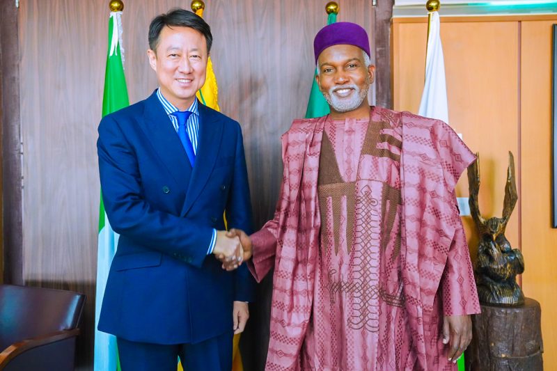 Ambassador Yusuf Maitama Tuggar, received in audience the Ambassador of the People’s Republic of Chi…