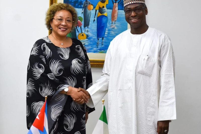 Amb. Dunoma Umar Ahmed meets H.E. Miriam Morales Palmero on Bilateral Relations and Global Developme&hellip;