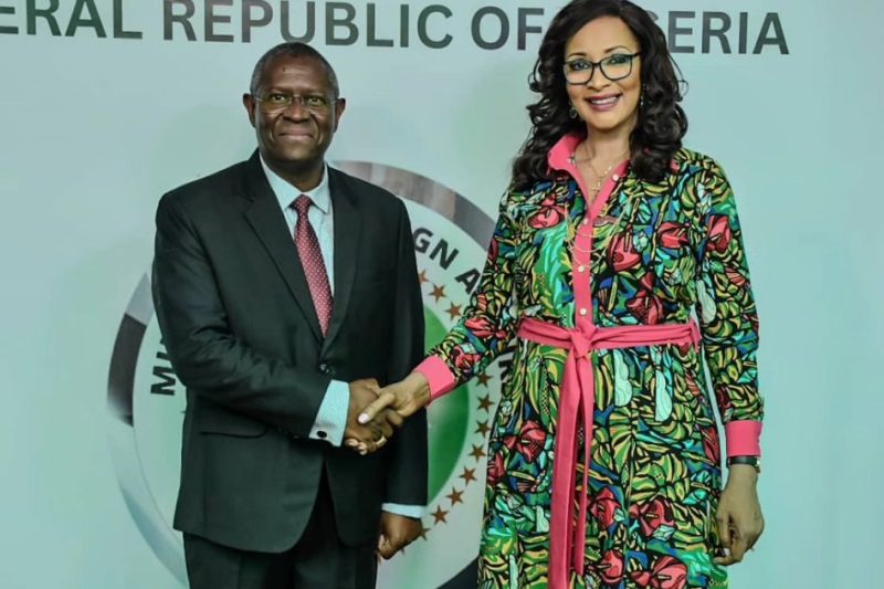 Ambassador Bianca Odumegwu-Ojukwu, received the President of the ECOWAS Community Court of Justice, &hellip;