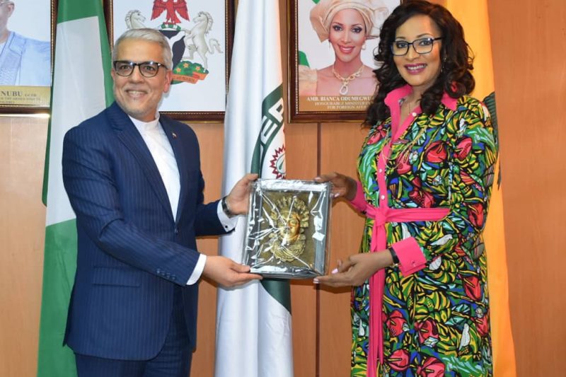 Ambassador Bianca Odumegwu-Ojukwu, received the Ambassador of the Islamic Republic of Iran to Nigeri&hellip;
