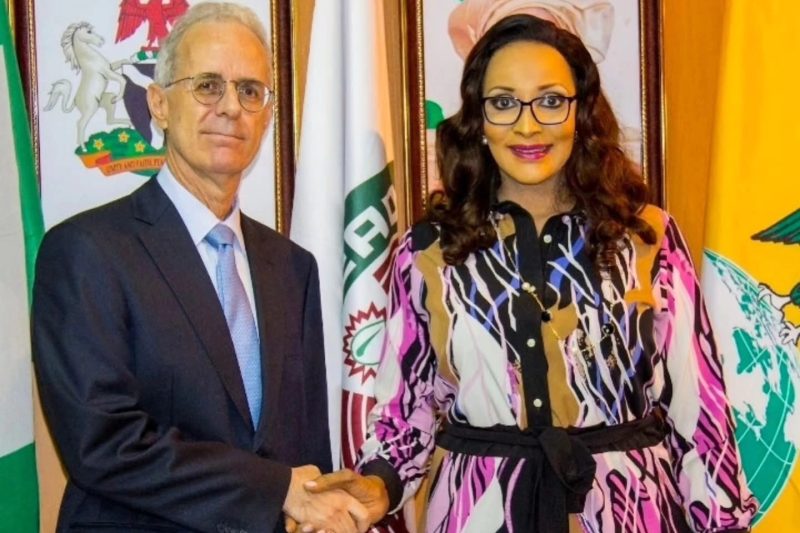 Amb. Bianca Odumegwu-Ojukwu received in audience the Turkish Ambassador to Nigeria, Mehmet Poroy.