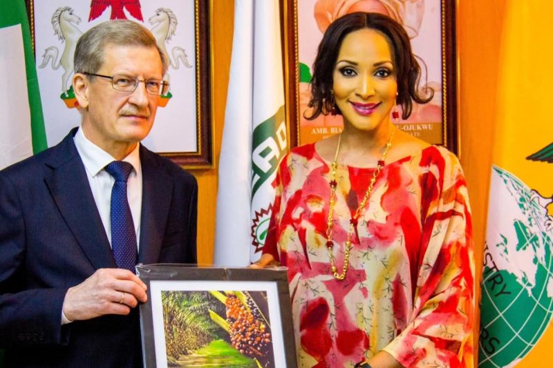 Ambassador Bianca Odumegwu-Ojukwu received in audience, the Ambassador of the Russian Federation to &hellip;
