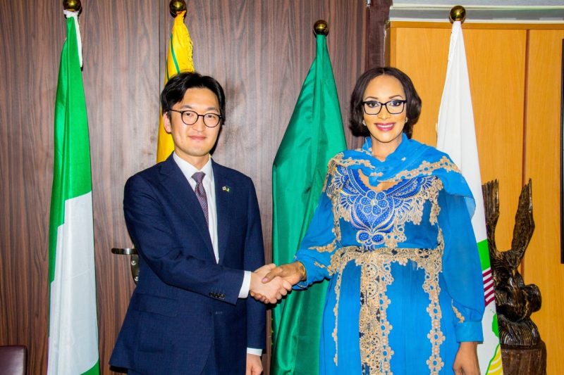 Amb. Bianca Odumegwu-Ojukwu received in audience, the Chargé d’Affaires, a.i of the  Embassy o&hellip;