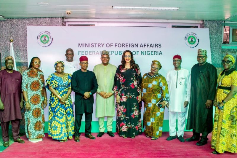 Amb. Bianca Odumegwu-Ojukwu had a  strategic session with the Executive Secretary of the Niger Basin&hellip;
